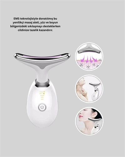 7 Renkli LED Cilt Yenileyici Masaj ve Bakım Cihazı