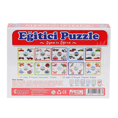 7196 ÇARK PUZZLE HAYVANLAR