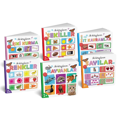 7202 Dıytoy, İlk Kitaplarım 6lı Set - D07.0.7202