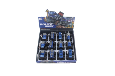 779-69 DUBLE SÜRTMELİ METAL DIECAST POLİS