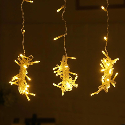 8 Fonksiyonlu 200 Led 10 Saçak Şerit Led 2x2 Perde İp Led (gün Işığı) Bx40
