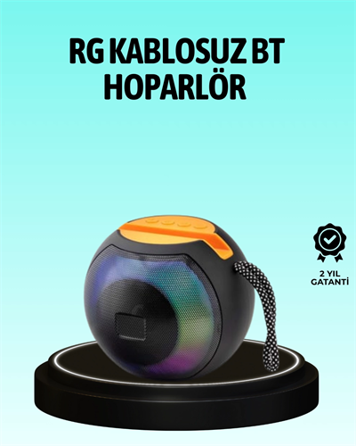 8 Saat Çalma Süreli Taşınabilir Bluetooth Hoparlör