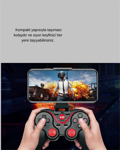 8 Saat Pil Ömrü Sunan Kablosuz Oyun Kumandası
