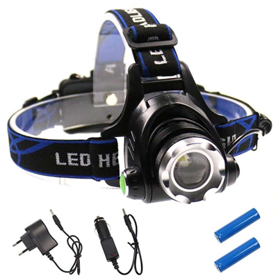 800 Lümen Tx6 Şarjlı Zoomlu Kafa Feneri Wt-120