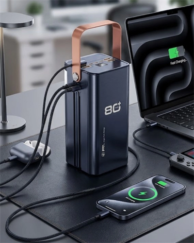 80000 mAh Taşınabilir Powerbank Süper Hızlı Şarj Çoklu Çıkış ve LED Göstergeli