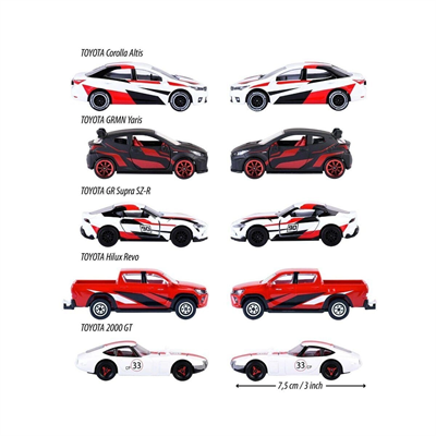 8502105003 Toyota Racing 5 Pieces Giftpack