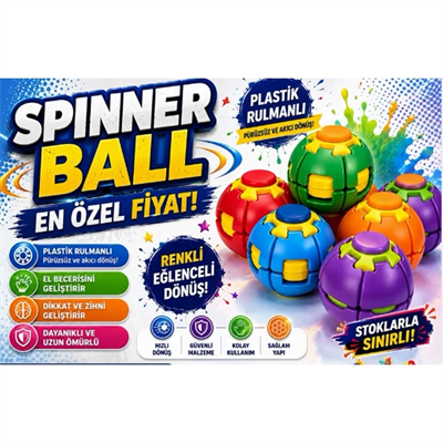 8793 İTHAL KUTULU DİSPLAYLI 1 KALİTE SPİN BALL RULMANLI LASTİKSİZ 30+SN DÖNÜŞ(Belirtilen fiyat, tekli satış için adet fiyatıdır.)