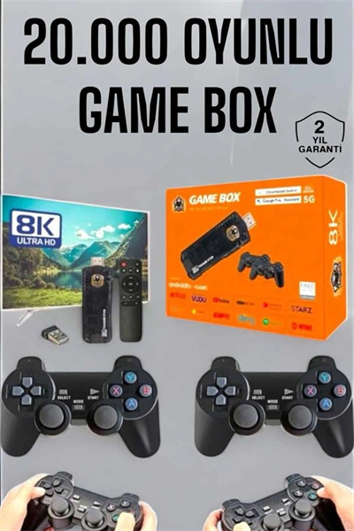 8K Premium 20.000 Oyunlu Gamebox TV Uyumlu