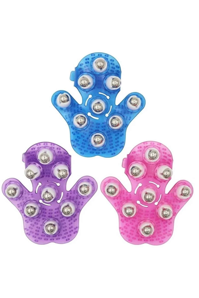 9 Bilyeli Masaj Eldiveni Giyilebilir Plastik Vücut Sıkılaştırıcı