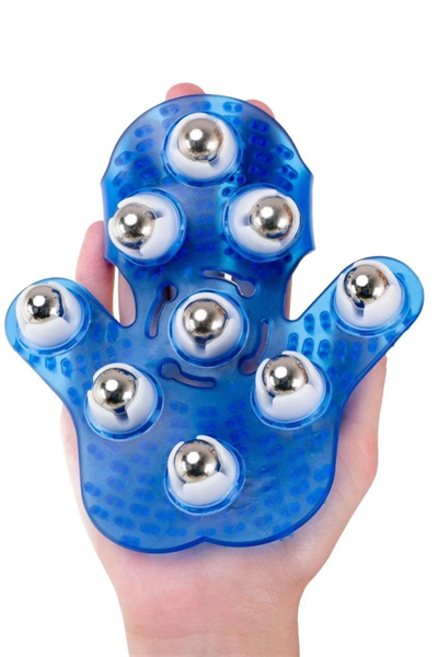 9 Bilyeli Masaj Eldiveni Giyilebilir Plastik Vücut Sıkılaştırıcı