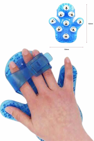 9 Bilyeli Masaj Eldiveni Tüm Vücut Masajına Uygun Kafa Masaj Aleti