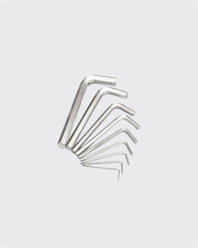 9 Parça Alyan Anahtar Seti Altıgen Uçlu Mobilya ve Tamir İçin