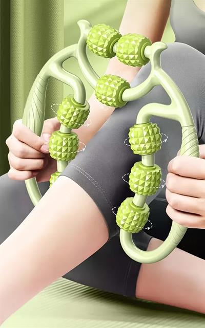 9 Tekerlekli Boyun Bacak Ayak Bel Masaj Aleti Çok Fonksiyonlu Manuel (3936)