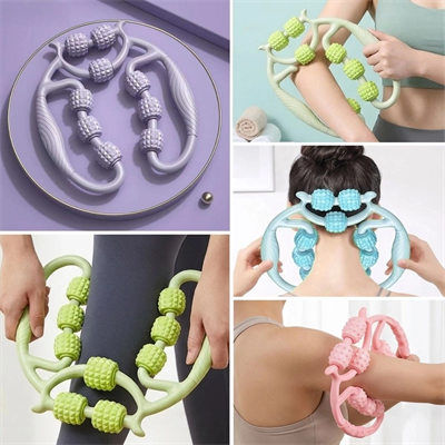 9 Tekerlekli Lenfatik Masaj Aleti– Selülit Karşıtı Vücut Sıkılaştırıcı Ve Şekillendirici Kas Rahatlatıcı Roller Bx40