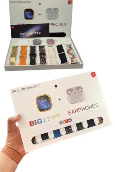 9 Ultra Akıllı Saat 49mm 2inç Ekran 7 Kordonlu ve Bluetooth Kulaklık