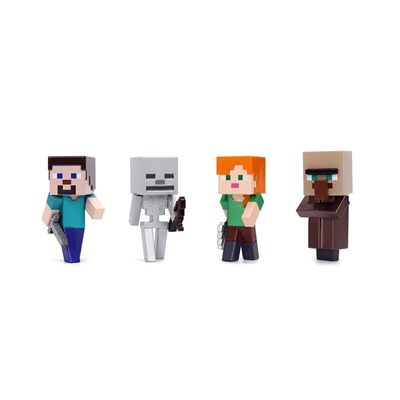 9385138300W04 Minecraft Figures 2 5 Wave 4die-cast pop-culture collectible(Belirtilen fiyat, tekli satış için adet fiyatıdır.)