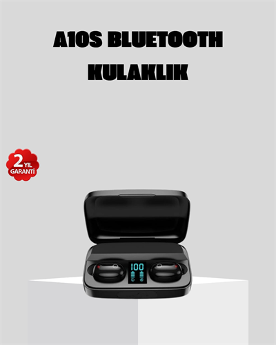 A10s Kablosuz Bluetooth Kulaklık – 1800mAh Powerbank, Otomatik Eşleşme, iOS/Android Uyumlu