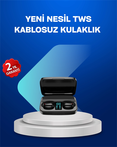 A10s TWS Bluetooth 5.0 Kablosuz Kulaklık 1800 mAh Şarj Kutulu