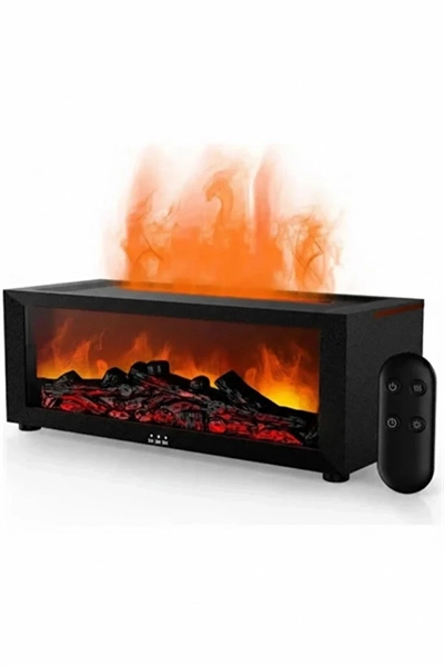 A4 Şömine Esintili Aromaterapi Difüzörü Ultrasonik Hava Nemlendici