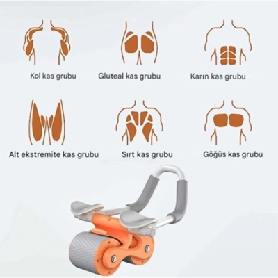 AB Roller Karın Kası Egzersiz Tekerleği