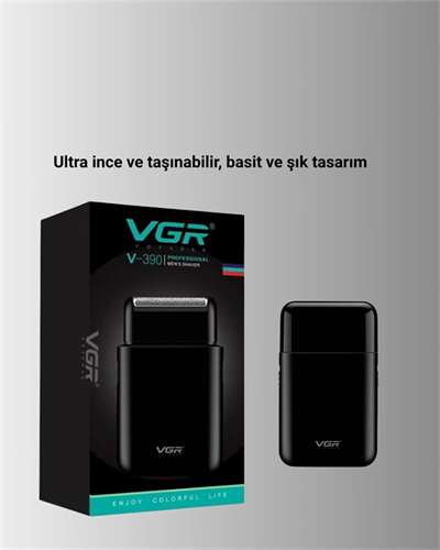 ABS Gövdeli Süper İnce Elektrikli Sakal Kesici – 45 dk Kablosuz Kullanım, Yanak Makası Dahil