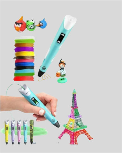 ABS ve PLA Filament Destekli 3D Yazıcı Kalem