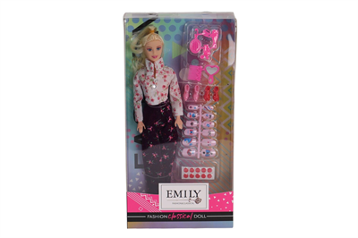 AGH 527 K EMİLY TIRNAK SETLİ BEBEK