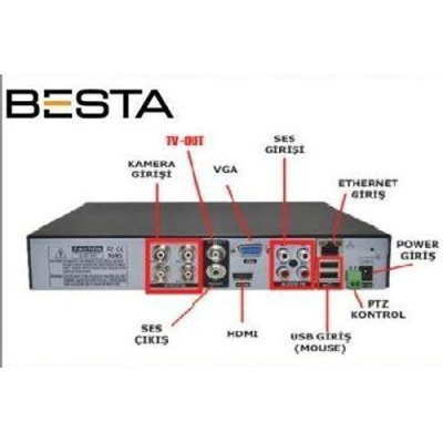 AHD DVR 4 Kanal Kamera Kayıt Cihazı - Xmeye KD-604HD