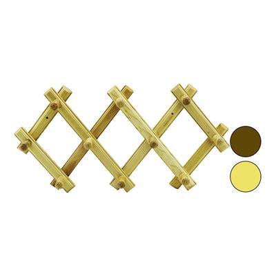 AHŞAP 10 KOLLU AKORDİYON DUVAR ASKISI (3936)