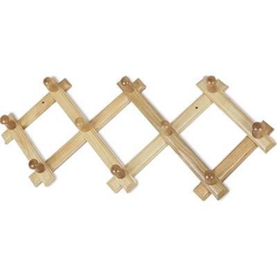 AHŞAP 10 KOLLU AKORDİYON DUVAR ASKISI (3936)