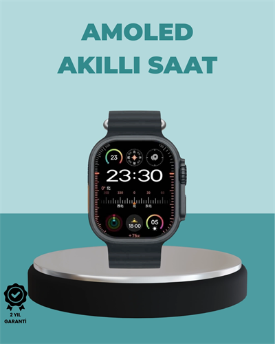 AMOLED Akıllı Saat 49mm Bluetooth Arama Spor ve Sağlık