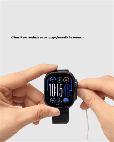 AMOLED Akıllı Saat Bluetooth Arama Su Geçirmez Yeni Nesil