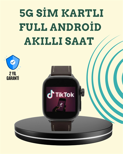 AMOLED Ekranlı Akıllı Saat WhatsApp TikTok YouTube