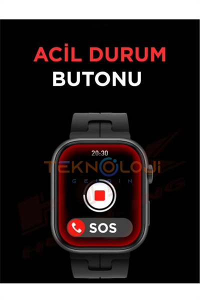 AMOLED ekranlı, sesli görüşme ve sağlık takip özelliklerine sahip, şık tasarımlı bir akıllı saat.