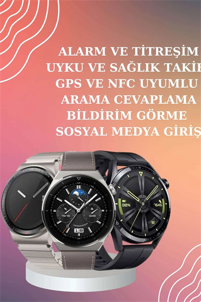 ANC Özellikli Bluetooth Kulaklık ve Amoled Ekran Akıllı Saat Uyku ve Sağlık Takibi Nabız Ölçer