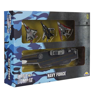 ASKER OYUN SET JET/UÇAK GEMİSİ 4PRÇ