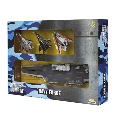 ASKER OYUN SET JET/UÇAK GEMİSİ 4PRÇ