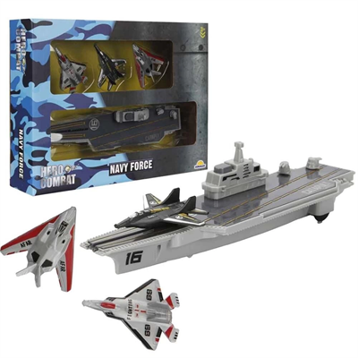 ASKER OYUN SET JET/UÇAK GEMİSİ 4PRÇ