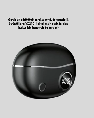 Açık Kulak Tasarımlı Bluetooth 5.4 Kablosuz Kulaklık – Uzun Pil Ömrü