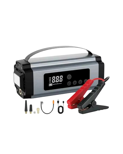 Acil Durumlar İçin Çok Fonksiyonlu Araç Akü Takviyesi Hava Kompresörü ve Güç Kaynağı