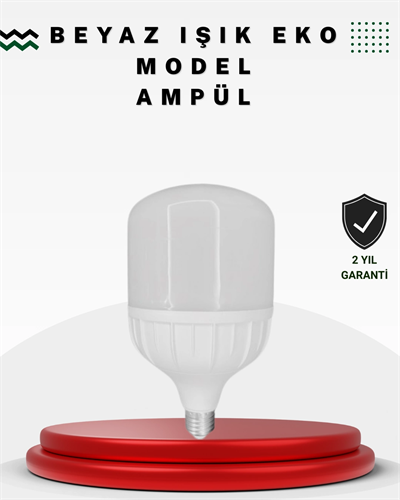 Acil Durumlara Uygun Şarjlı Torch LED Ampul 30 Watt