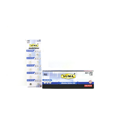 Ag1 Lr-60 Düğme Pil Alkalin 1.5v 10lu Kart