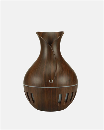 Ahşap Desenli 130 ml Aromaterapi Difüzör Sessiz ve USB Bağlantılı