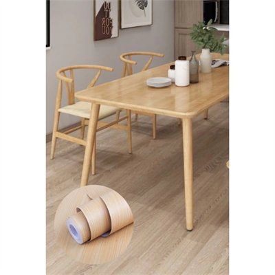 Ahşap Görünümlü Kendinden Yapışkanlı Kaplama Folyosu 5 Metre