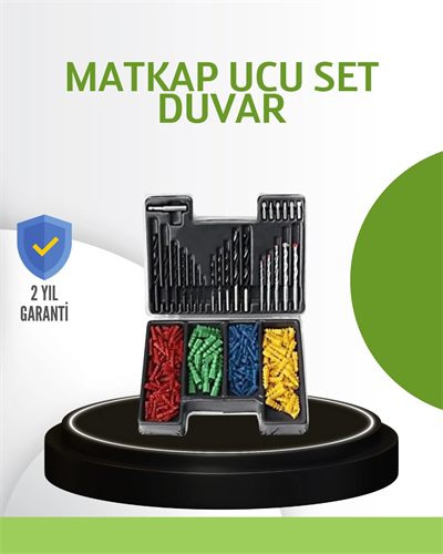 Ahşap Metal Beton Delme Uç Seti Organizerli Karbon Çelik Matkap Ucu