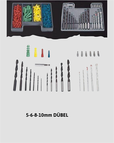 Ahşap Metal Beton Delme Uç Seti Organizerli Karbon Çelik Matkap Ucu