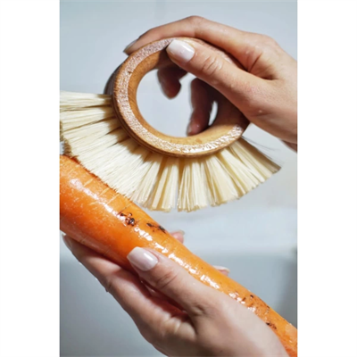 Ahşap Sebze Meyve Yıkama Fırçası