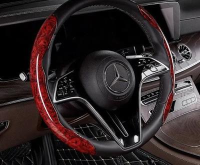 Ahşap Tasarımlı Direksiyon Simidi Koruma Kılıfı 2 li (3936)