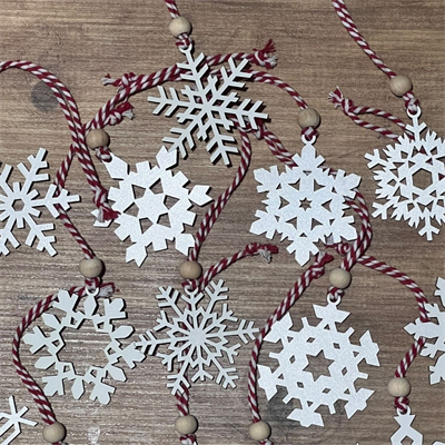 Ahşap Yılbaşı Ağaç Süsü-BY15