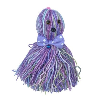 Ahtapot Şekilli Zilli Ve İpli Rengarenk Püsküllü Sevimli Kedi Oyuncağı (3936)